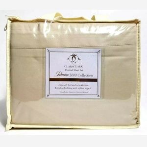 Clara Clark king size flannel sheets set C1GM